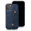 Compatível com iPhone 13 Mini - Capa lisa e bem projetada com porta-cartões, vermelha 3