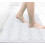 Chenille randig badrumsmatta 61x40 cm, extra tjock 1