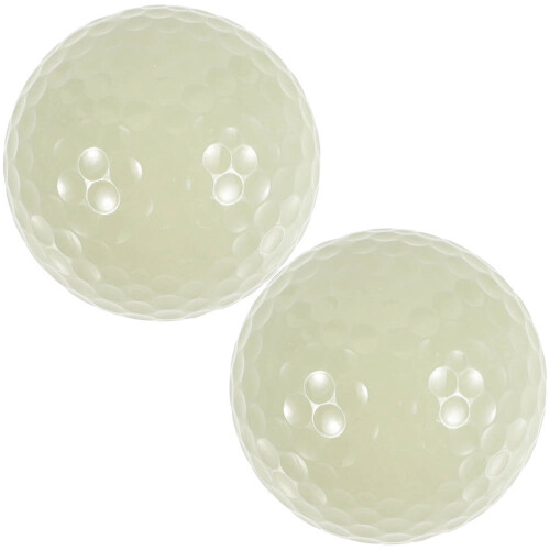 Balles de golf phosphorescentes pour entraînement nocturne (2 pièces)