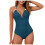 Women's One-Piece Swimsuit with Tummy Control and Underwire 1