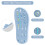 Shower Sandals for Women and Men Blue Size 13 6