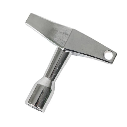 Metal drum key tuning tool for drummers