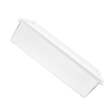 Stapelbar islåda med lock för frys, genomskinlig, 1-pack
