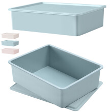 Boîte de rangement pour sous-vêtements avec couvercle 11 x 8,3 x 3 pouces 1 pièce
