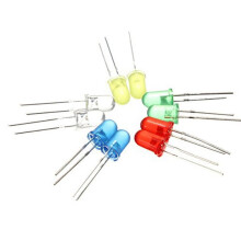 LED lámpák, kerek, 5 mm-es, 5 színű, 100 db-os