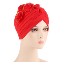 turbante floral para mujer, pañuelo para la cabeza, hiyab, sombrero
