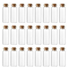 Mini üvegpalackok parafa dugóval 10ml