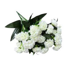 Kunstig nellikebuket hvide kunstige blomster 1-pak