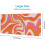 Boho muismat, groot abstract bureauonderlegger, 31,5 x 11,8 inch 3
