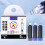 Refillable Fountain Pen Ink Cartridges Blue10ml10-Pack 1