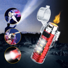 Wiederaufladbare 2-in-1-Taschenlampe mit USB-C-Anschluss