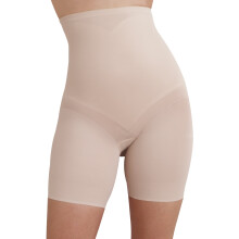 Faja reductora de muslos de talle alto TC Fine Intimates, color negro, talla 2XL