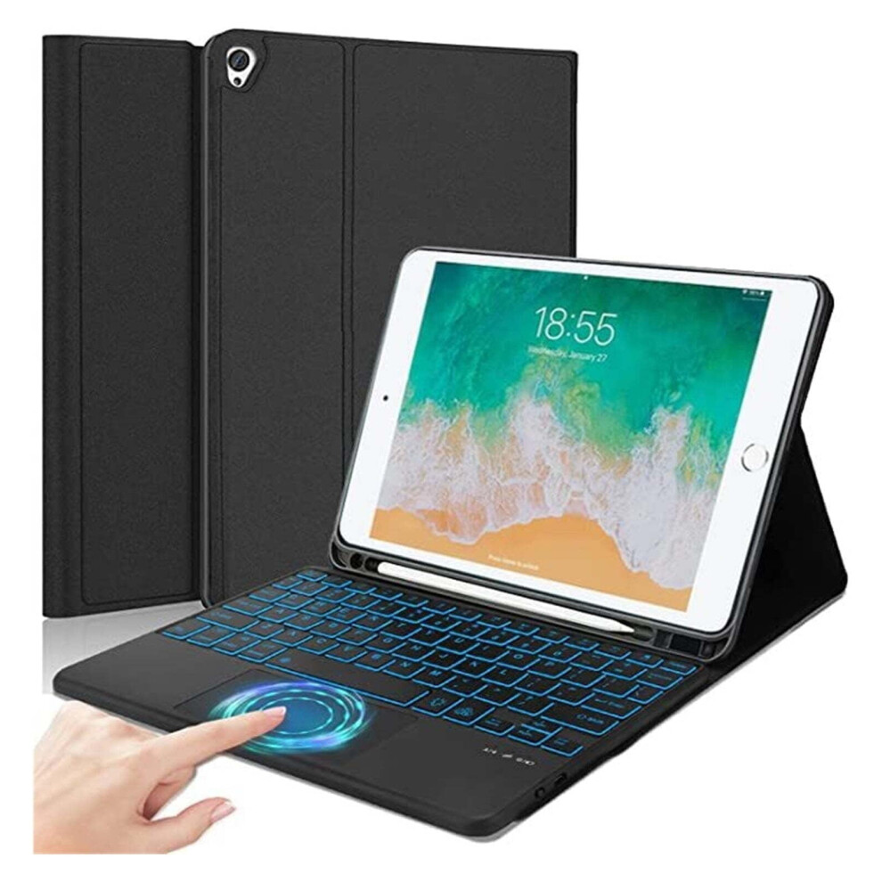 Ipad Pro 12.9" Keyboard Case 7-Color Backlit Detachable 9329345615801