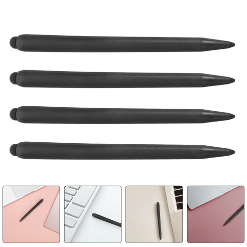 WEUVEB Stylets noirs à double pointe, lot de 4 2