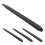 WEUVEB Stylets noirs à double pointe, lot de 4 6