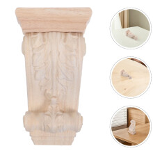 European-style carved wood corbel rustic 1 piece