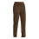 Brune plisserede polyesterbukser til damer, 3XL 2