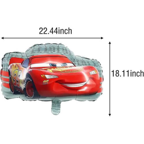 Lightning McQueen foil balloons racing car theme 7 pcs 2
