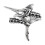 Damen-Retro-Punk-Ringset mit Schlangen-Drachen-Design 1