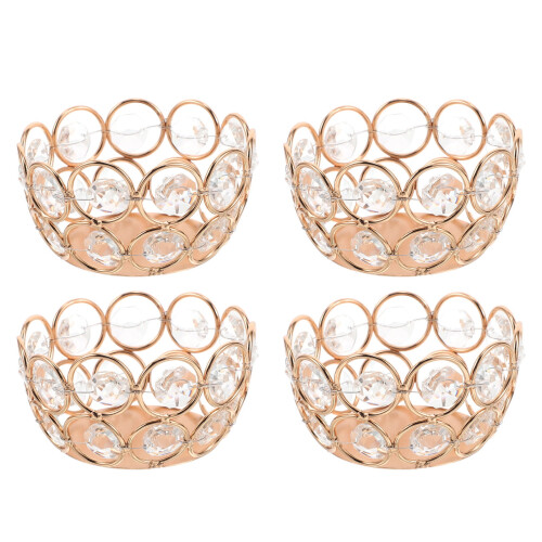 Hochzeitskerzenhalter-Set, 4-teilig