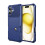 Compatível com iPhone 16 Plus - Capa elegante e resistente a impactos com compartimento para cartão, azul. 7