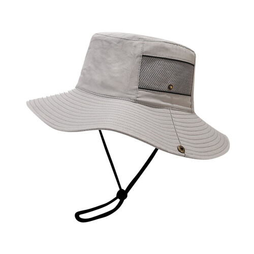 Ademende bucket hat voor dames met brede rand 1