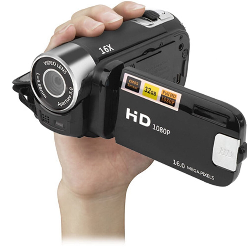 Portable 1080P Hd Camcorder With 16Mp And 16X Zoom 938499001829