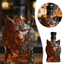 Glazen karaf in wolfsvorm, 300 ml, voor thuisbar