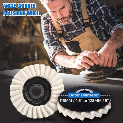 Wool Felt Polishing Disc 4.5 Inch 2