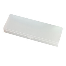 Transparante plastic penseelhouder voor lange penselen en pennen