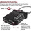 TSA 4-Digit Suitcase Lock with Alarm, Black (2 Pack) 2