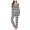 Women's long sleeve pajama set 2-piece jogger 1