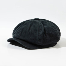 Women's Denim Newsboy Cap 8-Panel Flat Hat