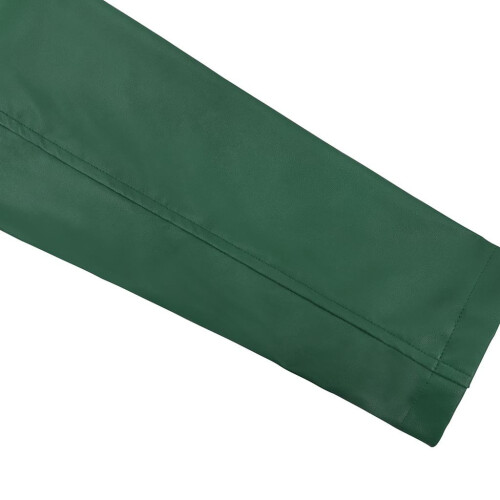 grüne, offene Damen-Lederjacke, kurz 2