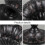 Vaso de ferro vintage 16,0 x 16,0 x 5,9 polegadas 3