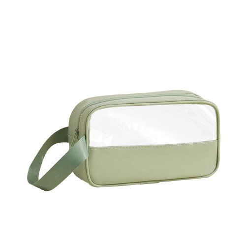 Vattentät PVC-necessär – Transparent, Stor, Bärbar 1