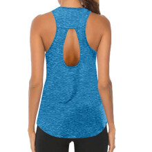 Ademende tankinitop voor dames, blauw