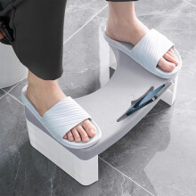 Pot Squatty pour adultes, gris, réglable, pliable et antidérapant