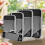 Set di cubi organizer da viaggio a compressione in rete, 5 pezzi 1