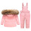 Kids Ski Suit Set Pink 3T Waterproof Windproof Thermal 5