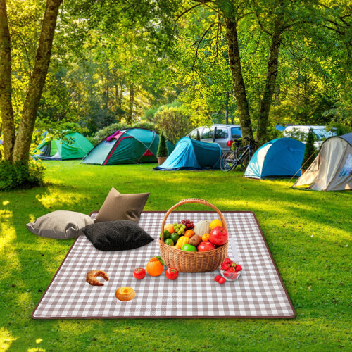 Tapis de camping extérieur imperméable et résistant au sable, extra large 2
