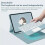 Capa redonda com teclado touchscreen para iPad de 10,2 polegadas (9ª geração) 3