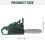 Mini Green PVC Chainsaw Toy Props for Kids 2-Pack 2