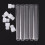 Clear Plastic Test Tubes with Lids 12x100mm U-Bottom 100pcs 3