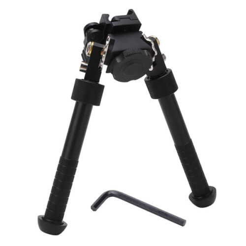 V8 Leg Rest Adjustable Rail Mount Black 1pc 1