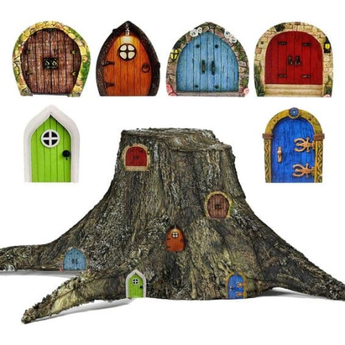 Garden Fairy Doors 2mm Thick Pack of 6 1