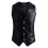 Men's Black Sparkly Sequin Vest Sleeveless Single-Breasted 1