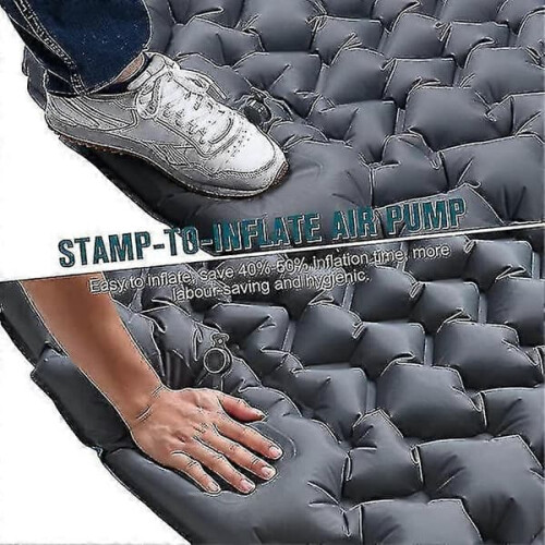 Camping mattress self-inflating single 72x20x3in 1