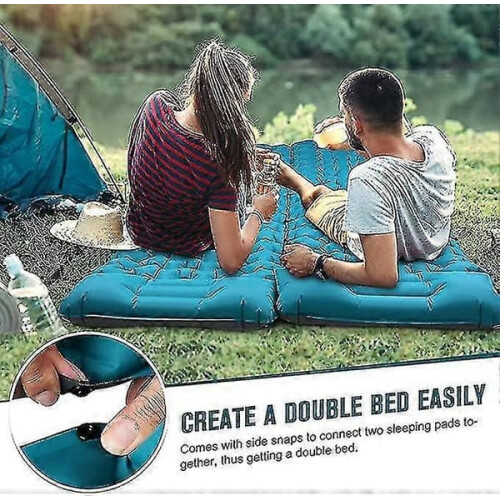 Camping mattress self-inflating single 72x20x3in 2