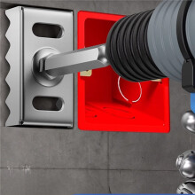 Heavy-Duty Square Hole Punch for 86-Type Junction Boxes, Ideal for Rotary Hammer Brick & Concrete Wall Openings